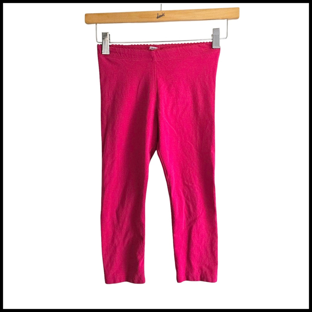 Tea Collection Hot Pink Leggings Girls Knit Casual‎ Comfy Size 10